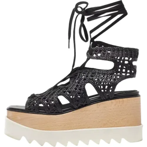 Pre-owned Raffia sandals , female, Sizes: 5 1/2 UK - Stella McCartney Pre-owned - Modalova