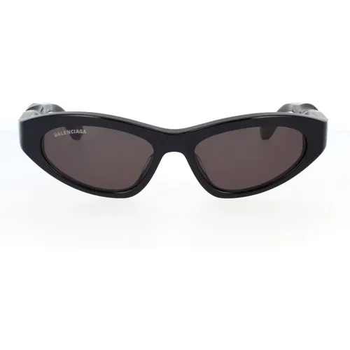 Twisted Cat-Eye Sunglasses , female, Sizes: 54 MM - Balenciaga - Modalova