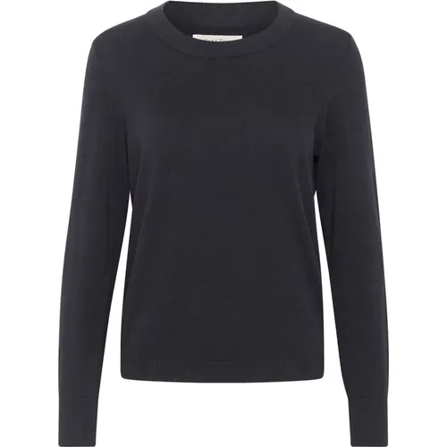 Dark Navy Knit with Long Sleeves , female, Sizes: M, L, S - Part Two - Modalova