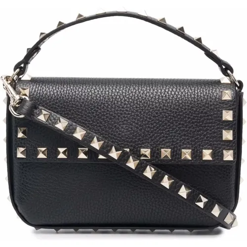 Rockstud Mini Leather Bag , female, Sizes: ONE SIZE - Valentino Garavani - Modalova
