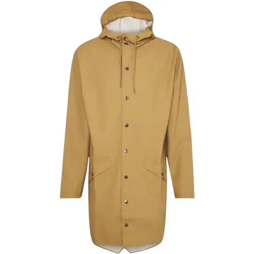 Long Jacket - Waterproof and Windproof Unisex Design , male, Sizes: L - Rains - Modalova