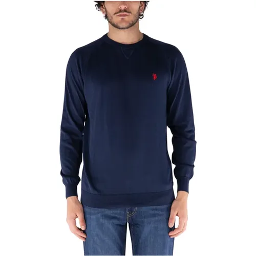 Logo Crewneck Sweater , male, Sizes: M, XL, L - U.s. Polo Assn. - Modalova