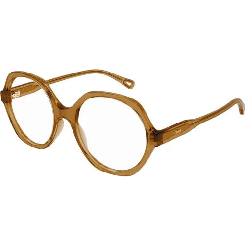 Braune Brillengestelle Ch0083O Sonnenbrille - Chloé - Modalova