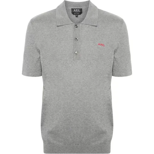 Grey T-Shirts Polos for Men , male, Sizes: L, M, S - A.p.c. - Modalova