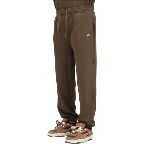 Braune Sportliche Joggers Essential Style , Herren, Größe: L - new era - Modalova