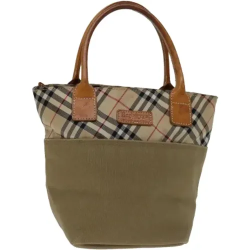 Pre-owned Canvas totes , female, Sizes: ONE SIZE - Burberry Vintage - Modalova