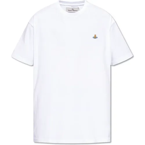 T-Shirt mit Logo , Herren, Größe: S - Vivienne Westwood - Modalova
