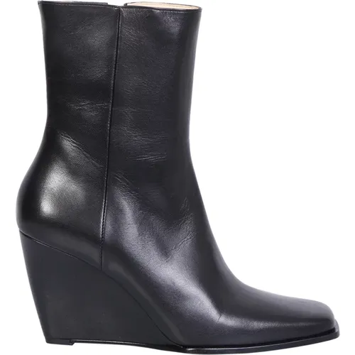 Elegant Ankle Boots with Unexpected Dimensions and Dynamic Colors , female, Sizes: 4 UK - Wandler - Modalova