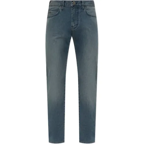 J45 reguläre Art Jeans , Herren, Größe: W34 - Emporio Armani - Modalova