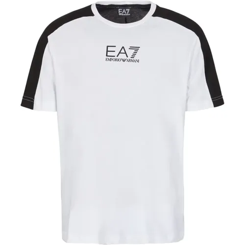 Crew Neck T-shirt , male, Sizes: M, S - Emporio Armani EA7 - Modalova