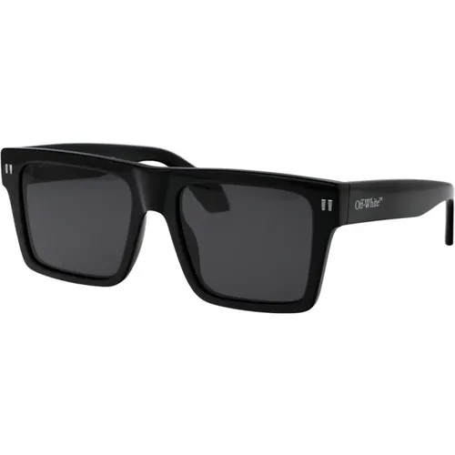 Stylish Lawton Sunglasses for Summer , unisex, Sizes: 54 MM - Off White - Modalova