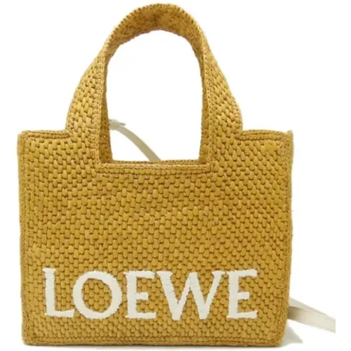 Pre-owned Raffia totes , female, Sizes: ONE SIZE - Loewe Pre-owned - Modalova