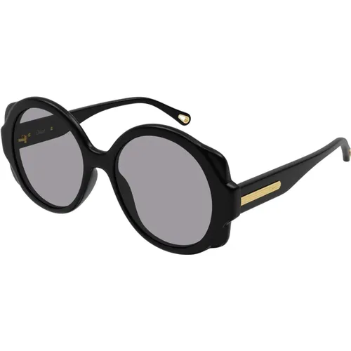 Grey Shaded Sonnenbrillen , Damen, Größe: 55 MM - Chloé - Modalova