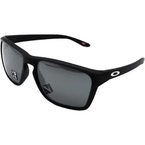 Moderne Rechteckige Schwarze Sonnenbrille , Herren, Größe: 57 MM - Oakley - Modalova