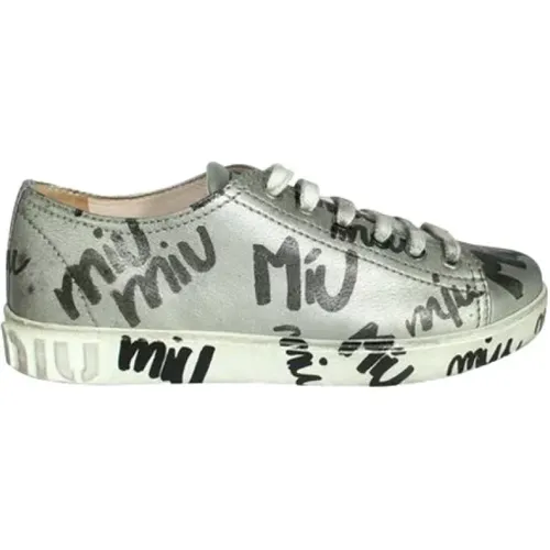 Pre-owned Stoff sneakers - Miu Miu Pre-owned - Modalova