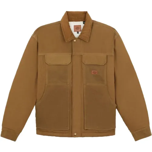 Acorn Cotton Jacket for Men , male, Sizes: M, S, L - Dickies - Modalova