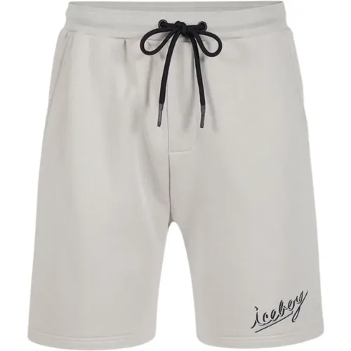 Hellgraue Shorts,Schwarze Shorts - Iceberg - Modalova