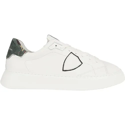 Grüne Sneakers Aw24 , Herren, Größe: 41 EU - Philippe Model - Modalova