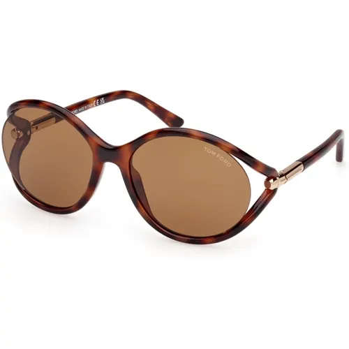 Stylische Sonnenbrille für Frauen - Tom Ford - Modalova