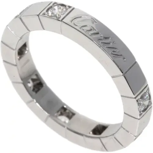 Pre-owned White Gold rings , female, Sizes: ONE SIZE - Cartier Vintage - Modalova