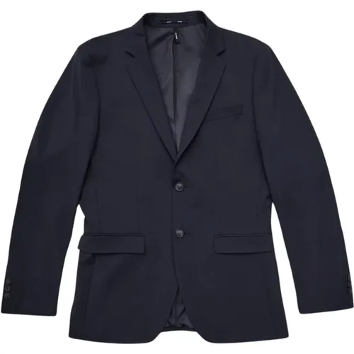 Schmaler Navy-Blauer Blazer - Selected Homme - Modalova