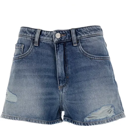 Denim Shorts , Damen, Größe: W25 - Icon Denim - Modalova