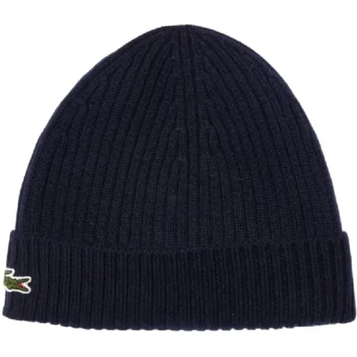 Classic Knit Beanie Hat , unisex, Sizes: ONE SIZE - Lacoste - Modalova