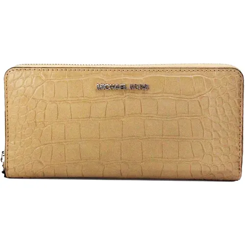 Animal Print Continental Wrist Wallet , female, Sizes: ONE SIZE - Michael Kors - Modalova