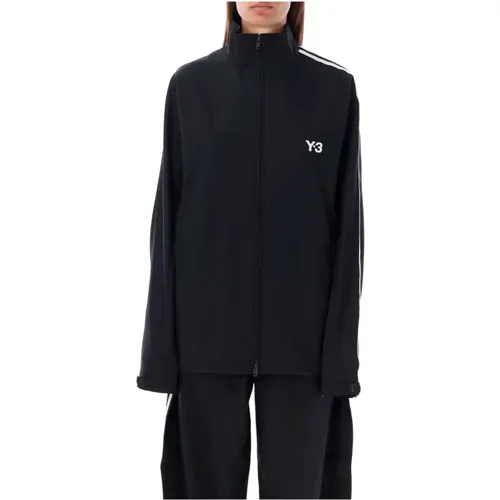 Schwarze Strickwaren Track Jacket Aw24 , Damen, Größe: L - Y-3 - Modalova