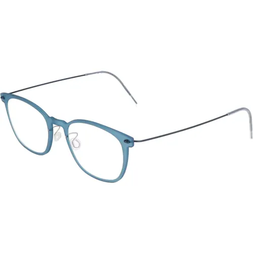 Titanium Square Frame Glasses , unisex, Größe: 47 MM - lindbergh - Modalova