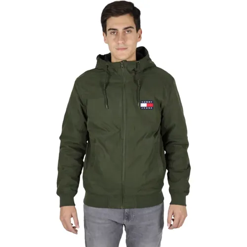 Shell Jacket with Hood , male, Sizes: M - Tommy Hilfiger - Modalova