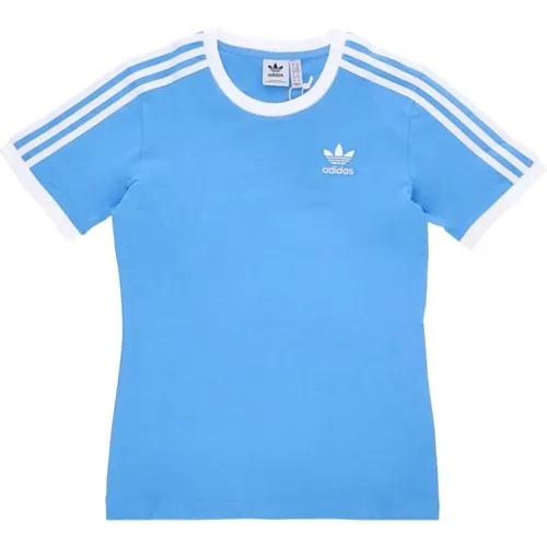 Gestreiftes T-Shirt für Damen , Damen, Größe: XL - Adidas - Modalova