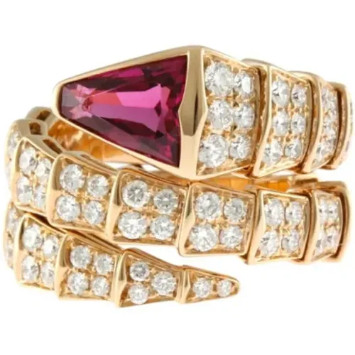 Pre-owned Rose Gold rings , female, Sizes: ONE SIZE - Bvlgari Vintage - Modalova