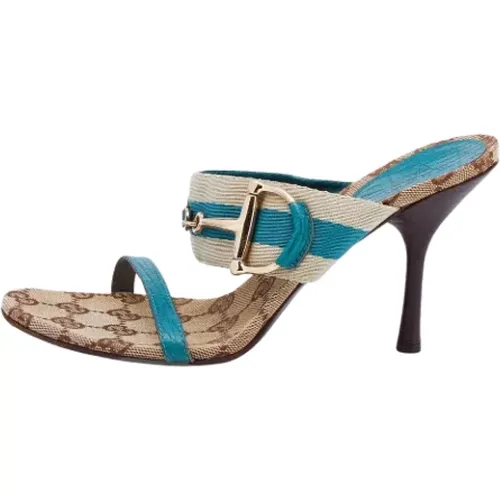 Pre-owned Leder sandals , Damen, Größe: 36 EU - Gucci Vintage - Modalova