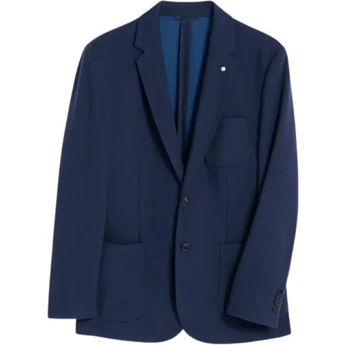 Classic Blazer with Button Closure and Pockets , male, Sizes: L - Gant - Modalova