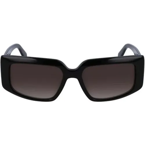 Acetate Sunglasses Rectangular Glass , unisex, Sizes: ONE SIZE - Liu Jo - Modalova