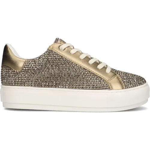 Beige Low Top Sneakers mit Strass - Kurt Geiger - Modalova