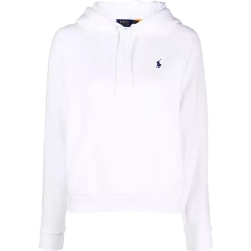 Weiße Casual Hoodie Pullover , Damen, Größe: S - Polo Ralph Lauren - Modalova