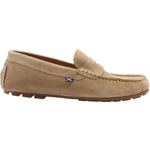 Stylish Moccasin Loafers for Men , male, Sizes: 7 UK, 10 UK, 9 UK, 11 UK - Scapa - Modalova