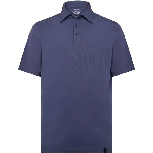 Polo-Shirt Aus Stretch-Supima-Baumwolle , Herren, Größe: 3XL - Boggi Milano - Modalova