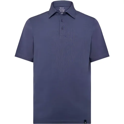 Polo-Shirt Aus Stretch-Supima-Baumwolle , Herren, Größe: S - Boggi Milano - Modalova