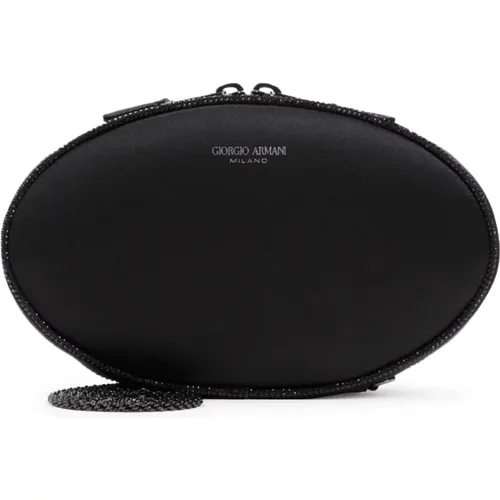 Elegante Nero Clutch Bag - Giorgio Armani - Modalova