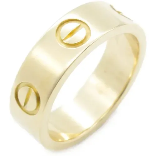 Pre-owned Metal rings , female, Sizes: ONE SIZE - Cartier Vintage - Modalova