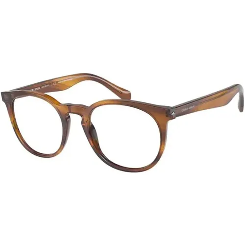 Klassische Havana-Rahmenbrille - Giorgio Armani - Modalova