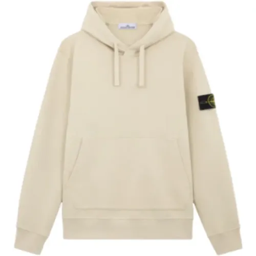 Kapuzen-Sweatshirt aus Baumwolle mit Fronttasche - Stone Island - Modalova