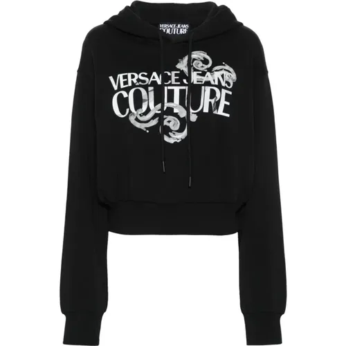 Women's Clothing Sweatshirts Ss24 , female, Sizes: XS, M, 2XS, S, L - Versace Jeans Couture - Modalova