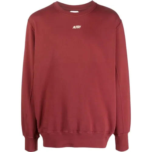 Bordeaux Crewneck Baumwoll-Sweatshirt - Autry - Modalova