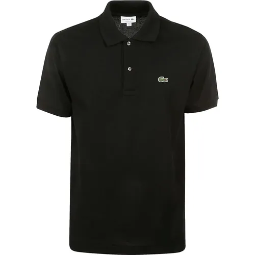 Stilvolles schwarzes Polo-Shirt für Männer - Lacoste - Modalova