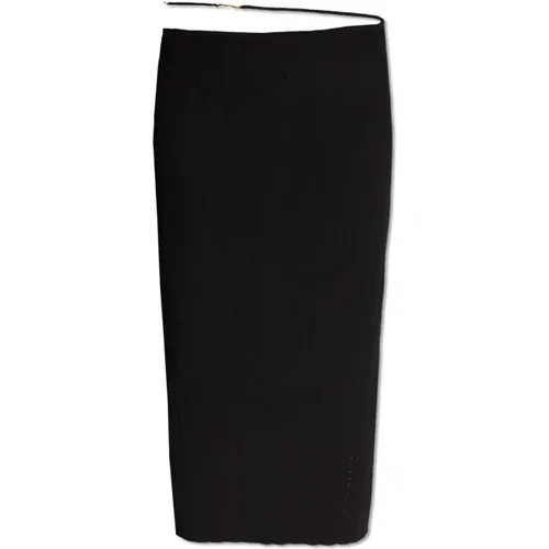 Pralu ribbed skirt , female, Sizes: M, S - Jacquemus - Modalova