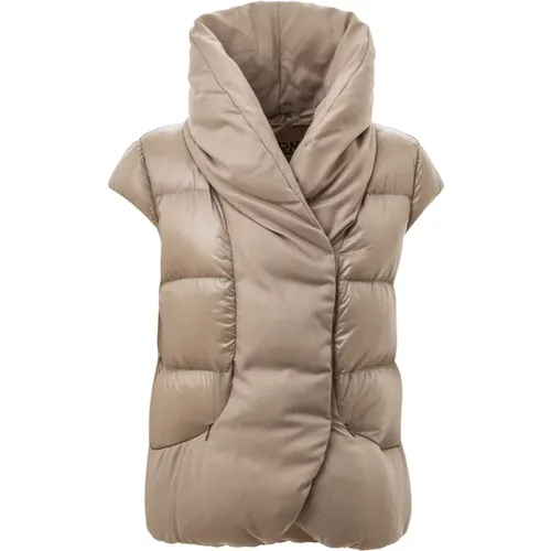 Quilted Sleeveless Puffer Vest , female, Sizes: S - Herno - Modalova